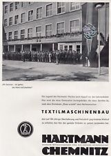 CHEMNITZ, Werbung 1939, Sächsische Textil-Maschinen-Fabrik vorm. Rich. Hartmann