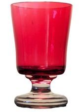 Biedermeier rubinrot glas - biedermeier,