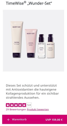 Mary kay timewise wunder - kay, wunder-set
