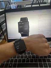 BROTECT Panzerfolie Schutzglas für Qlocktwo W35 matt entspiegelt Display