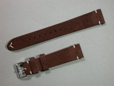 Wildleder Uhrenarmband D-Braun