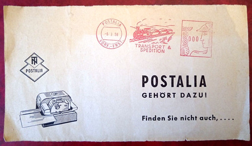 Afs freistempel 1958 postalia - freistempel,