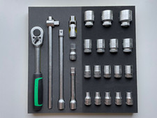 Stahlwille Steckschlüssel Sortiment Ratsche Umschaltknarre Werkstattwagen