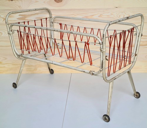 Antikes vintage puppenbett - vintage,