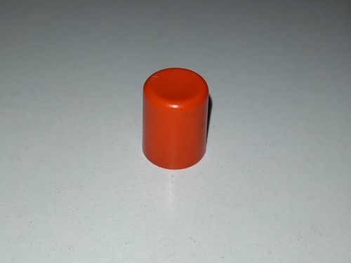 Druckknopf aus uher - (rot),