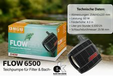 Eheim FLOW 6500 für Teich Bachlauf Wasserfall Teichpumpe 
