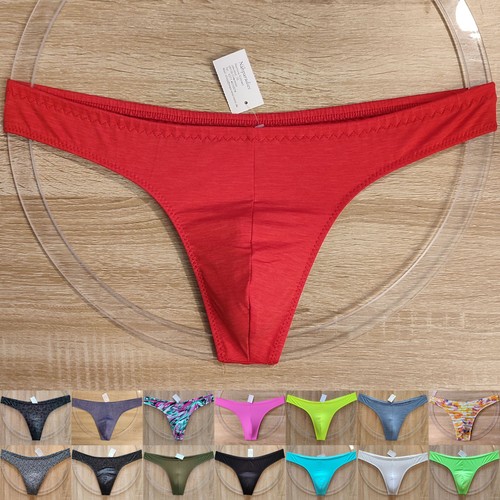 Herren string uni gemustert - string, -uni/gemustert