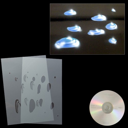 Schablone wassertropfen - schablone,
