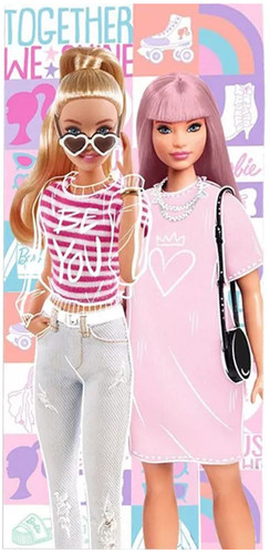 Barbie strand badetuch - barbie,