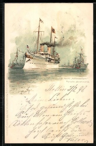Künstler hans bohrdt s - künstler-ak, s.m