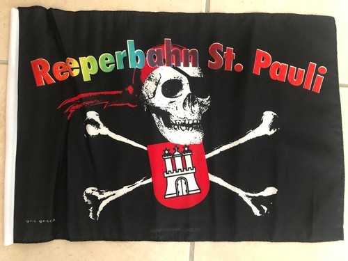 Pauli reeperbahn flagge - st.pauli,