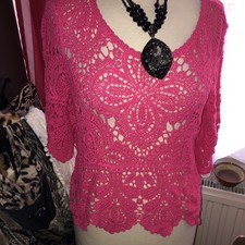 Italy Oversized Damen Netz