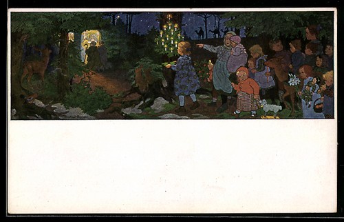 Künstler gertrud caspari - künstler-ak,