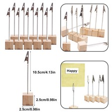 10-30x Set Holz Memohalter