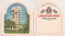 Giessener Biere - alter Bierdeckel "300 Jahre Giessener Braukunst"