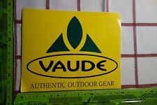 Alter Aufkleber Sport Camping Zelten Wandern VAUDE Authentic Outdoor Gear
