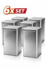 6er Set Blechdose groß