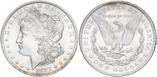 Usa morgan dollar 1883 new - dollar,