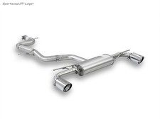 Remus Duplex Racinganlage mit Soundrohr VW Golf 6 GTI 2x102mm abgeschrägt