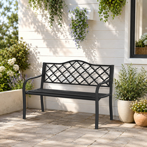 Sitzer gartenbank parkbank - 2-sitzer,