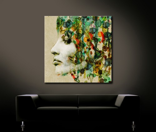 Eve leinwand bild beige - bild,