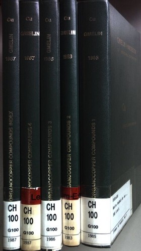 Gmelin handbook inorganic - of,