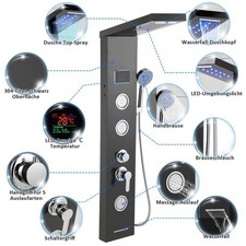 Duschpaneel mit thermostat
