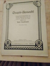 NOTEN für Klavier: F. CHOPIN Auswahl v Karl Zuschneid