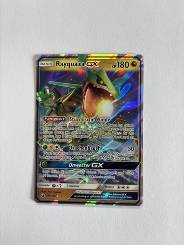 Pokemon karte rayquaza - rayquaza, gx