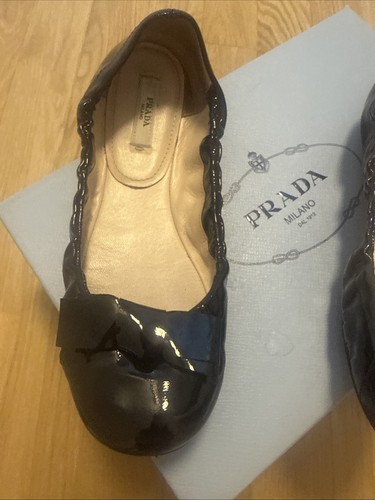 Prada schwarze lackleder - prada,