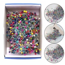 Praktische Schneidernadeln mit Perle Rundkopf 800tlg Set zum N?hen und Schneide