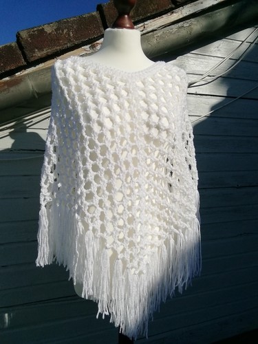 Poncho mit glitzer - poncho, *