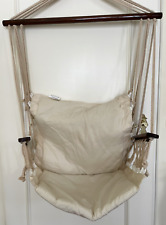 Hängesessel ❤️ Hängestuhl Hängeschaukel Hängekorb Hängematte Armlehnen Beige