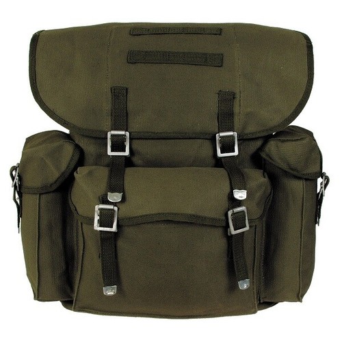 Mfh rucksack oliv canvas - bw, rucksack,