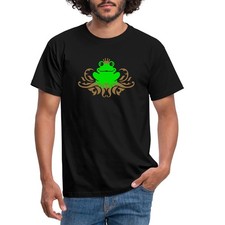 Froschkönig Frosch Mit Krone Männer T-Shirt