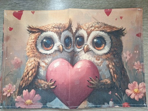 Platzdeckchen leinen motiv - leinen,