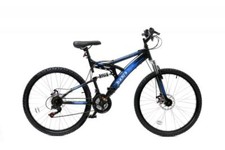 Basis 1 Mountainbike Voll Doppelfederung MTB 26" Radscheibenbremse 18 SPD blau