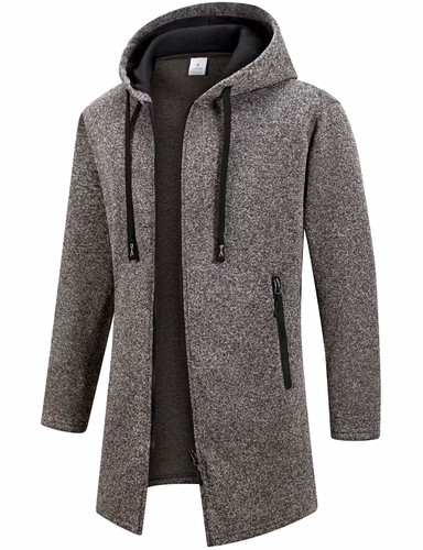 Herren kapuzenjacke lang - kapuzenjacke,