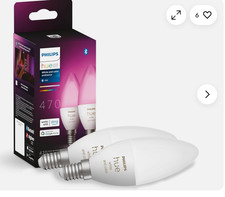 Philips Hue White and Color E14 Smarte Glühbirne 4 Watt- 2 Stück - neuwertig 
