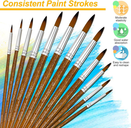 Paint brushes set pcs - set,,