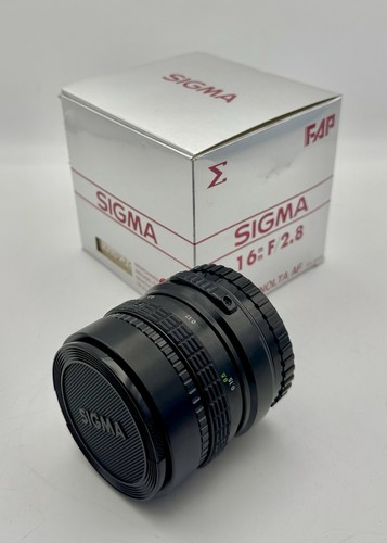 Sigma 16mm fisheye - 16mm, f2.8