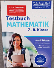 Schülerhilfe Testbuch MATHEMATIK 7. - 8. Klasse seit 1974