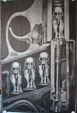 H.R. Giger, Gebärmaschine, 1969, Zürich, Poster, Plakat, Siebdruck