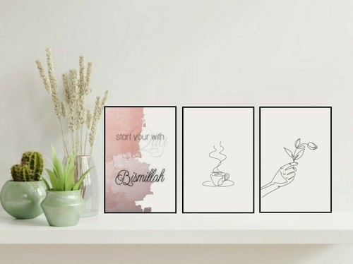 Islamische bilder poster - a3,