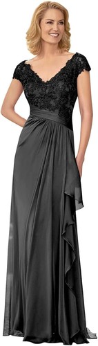 Chiffon brautmutterkleid - chiffon,