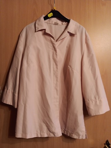 Satin bluse rosa 4 - rosa,3/4-ar, m