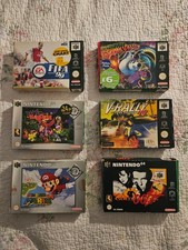6 Boxed N64 Spiele Mario