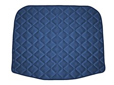 Dunkelblau Gestepptes