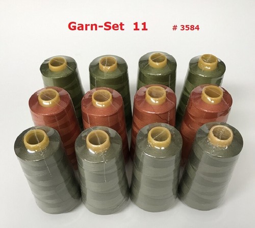 12er overlockgarn set - overlockgarn-set, (auch