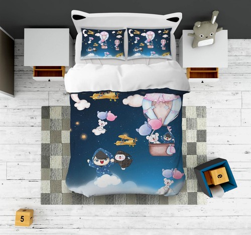 Karikatur kinder c1365 bett - karikatur,